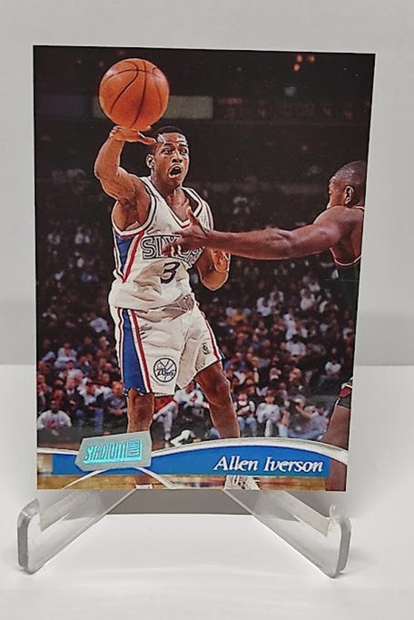 1997 Topps Stadium Club Allen Iverson Philadelphia 76ers #125