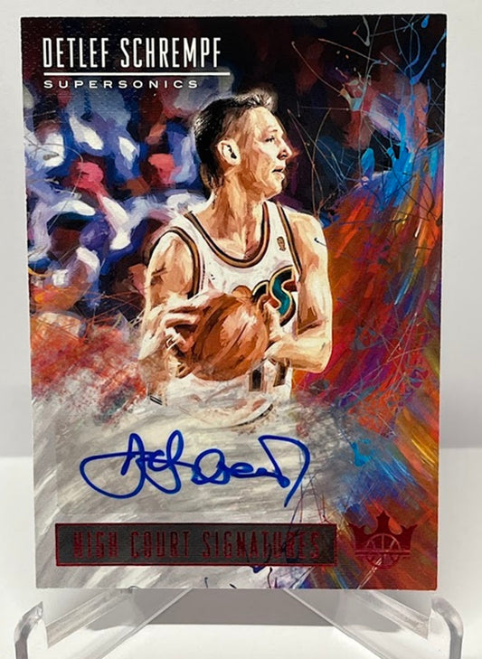 2018-19 Panini Court Kings Signatures Detlef Schrempf 44/99 *4