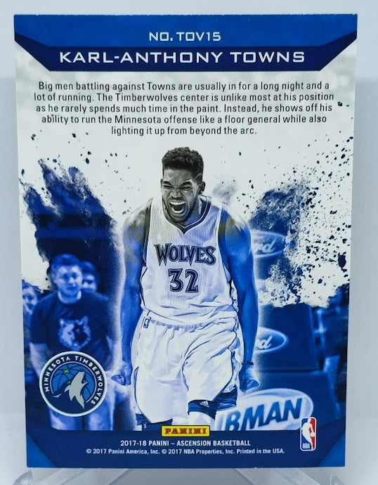 2017-18 Panini Ascension Thrill of Victory Karl-Anthony Towns Timberwolves
