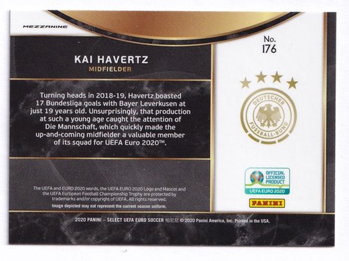 2020 Panini Select Mezzanine Kai Havertz #176