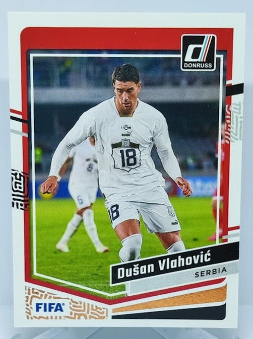 2023-24 Panini Donruss FIFA Dusan Vlahovic Serbia #48