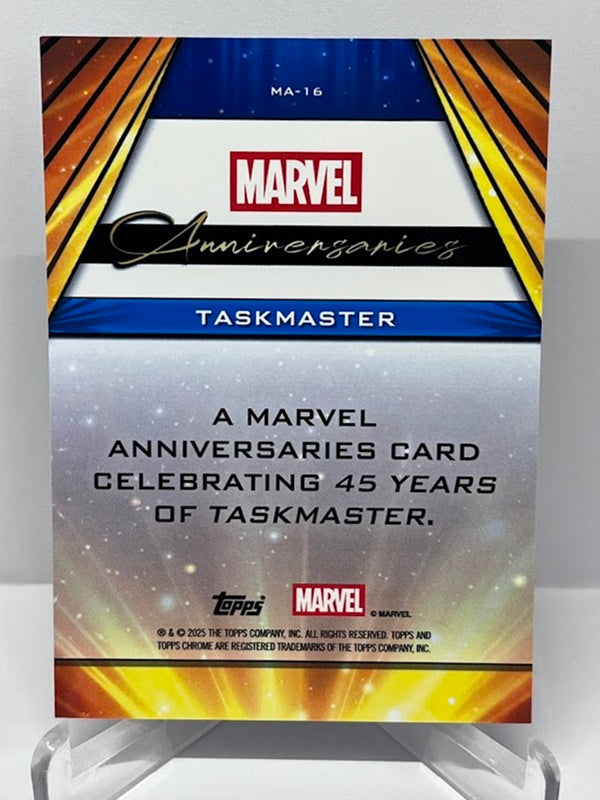 2025 Topps Chrome Marvel 45th Anniversary Taskmaster #16 *7