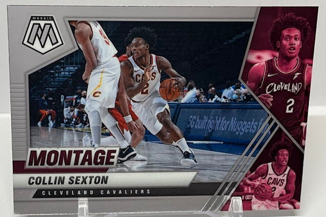 2020-21 Panini Mosaic Montage Collin Sexton Cavaliers #2