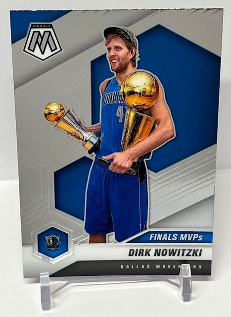 2020-21 Panini Mosaic Finals MVPs Dirk Nowitzki Mavericks #298