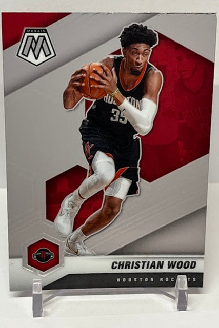 2020-21 Panini Mosaic Christian Wood Houston Rockets #165