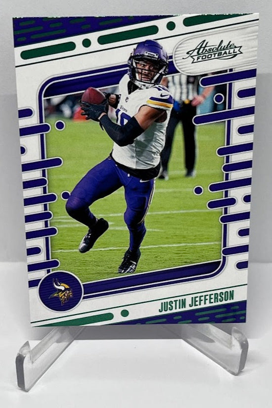 2024 Panini Absolute Green Foil Justin Jefferson Vikings #69 *3