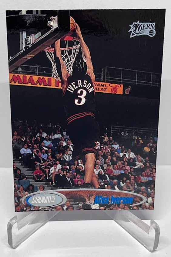 1998 Topps Stadium Allen Iverson Philadelphia 76ers #75