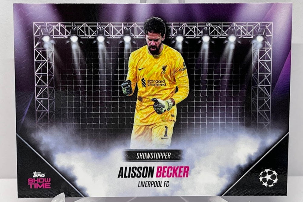 2024-25 Topps Showtime Showstopper Alisson Becker Liverpool *5