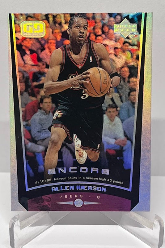 1999 Upper Deck Encore Allen Iverson Philadelphia 76ers #61