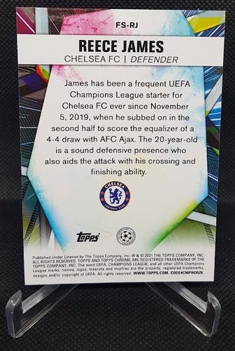 2021 Topps Chrome Future Stars Reece James Chelsea