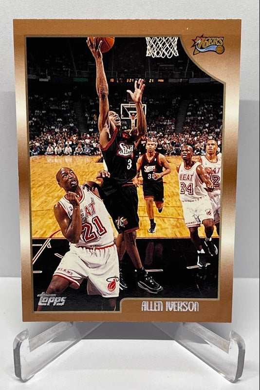 1998-99 Topps Allen Iverson Philadelphia 76ers #160