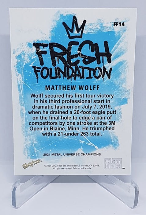 2021 Skybox Metal Universe French Foundation Matthew Wolff FF14