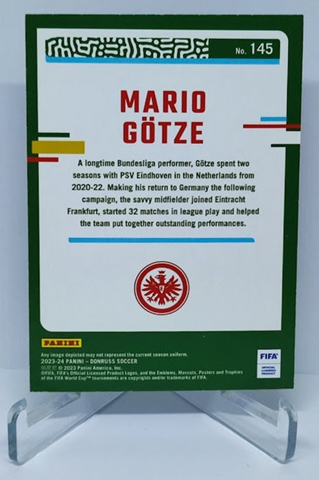 2023-24 Panini Donruss FIFA Silver Mario Götze Frankfurt #145