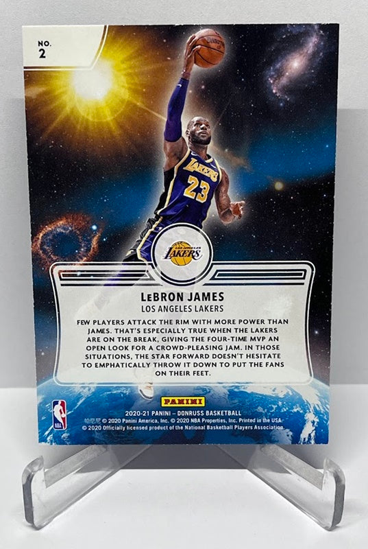 2020-21 Panini Donruss Zero Gravity Lebron James Lakers #2