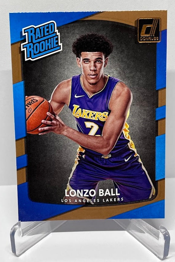 2017-18 Panini Donruss Rated Rookie Lonzo Ball Lakers #199