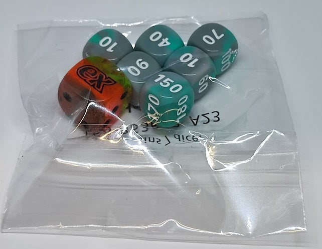 Pokemon Karmesin & Purpur Würfel Set und Marken