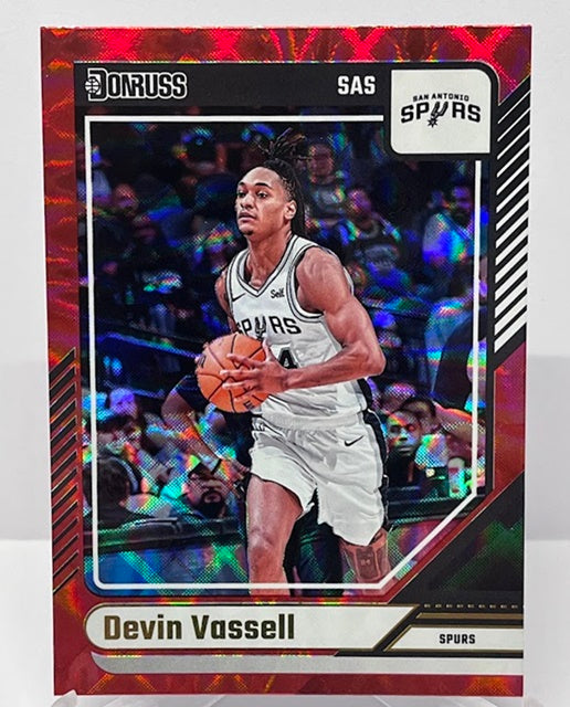 2024-25 Panini Donruss Red Devin Vassell San Antonio Spurs #194 *6