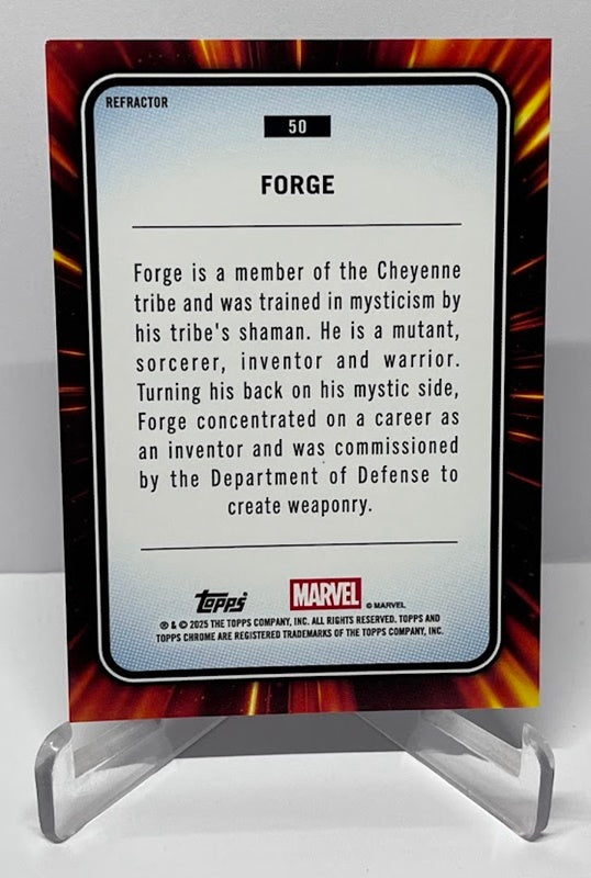 2025 Topps Chrome Marvel Refractor Forge #50 *7