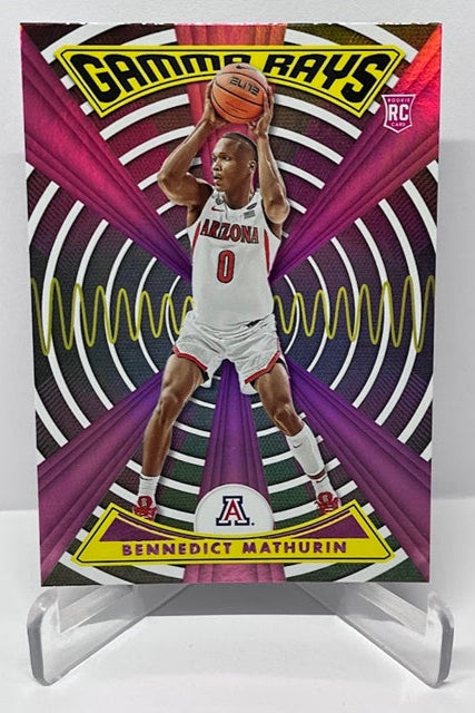 2022 Panini Chronicles Gamma Rays Pink RC Bennedict Mathurin Arizona