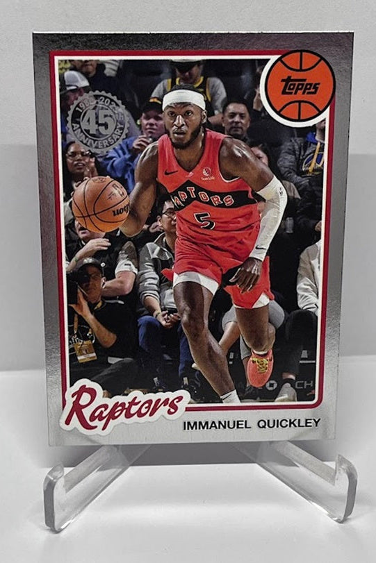 2025-26 Topps 45th Anniversary Immanuel Quickley Raptors