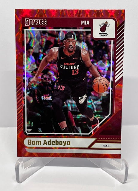 2024-25 Panini Donruss Red Bam Adebayo Miami Heat #92 *6