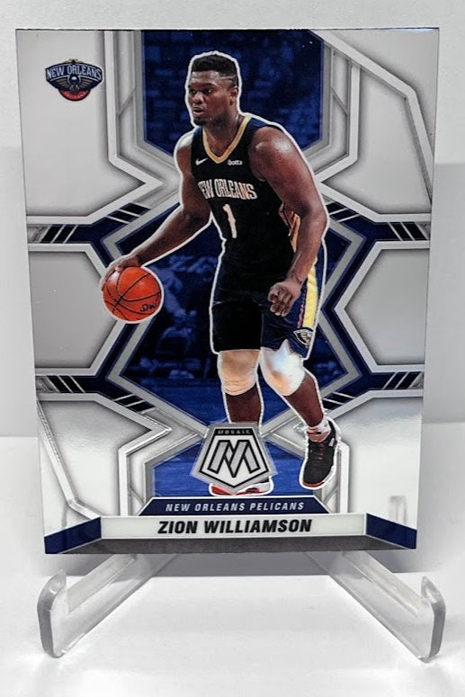 2021-22 Panini Mosaic Zion Williamson Pelicans #124