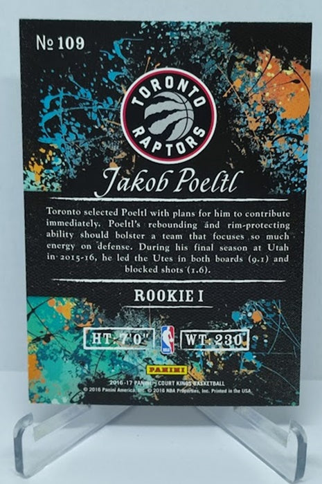 2016-17 Panini Court Kings Rookie I RC Jacob Poeltl Raptors #109