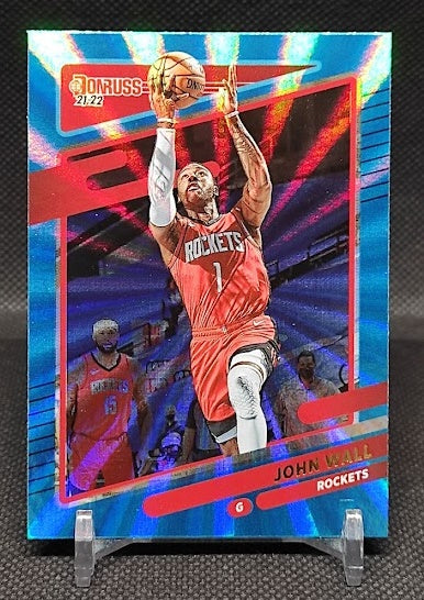 2021-22 Panini Donruss Teal Laser John Wall Rockets #142