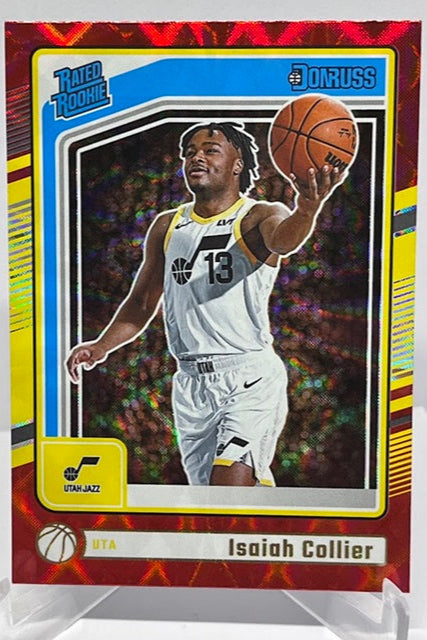 2024-25 Panini Donruss Red Rated Rookie Isaiah Collier Utah Jazz #237 *6