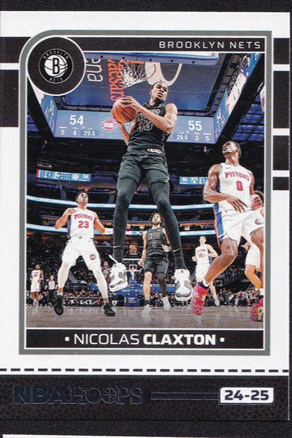 2024-25 Panini Hoops Nicolas Claxton Brooklyn Nets #46