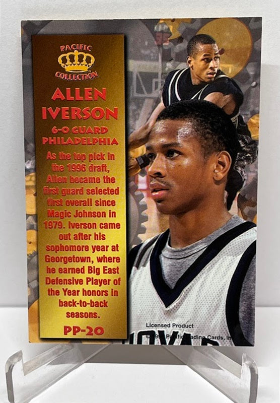 1996-97 Pacific Collection Gold Allen Iverson Hoyas