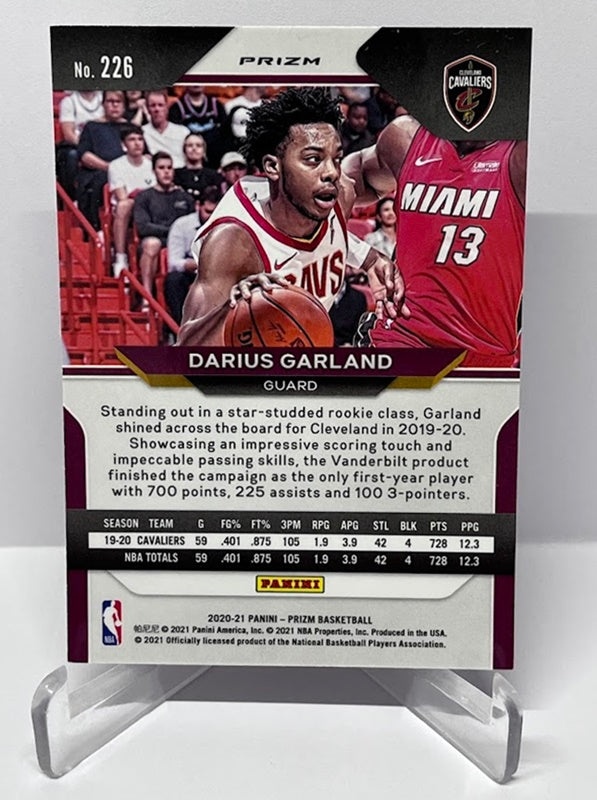 2020-21 Panini Prizm Darius Garland Cleveland Cavaliers #226