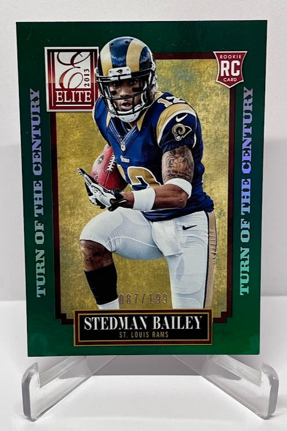 2013 Panini Elite Turn of thr Century RC Stedman Bailey Rams 087/199 #187