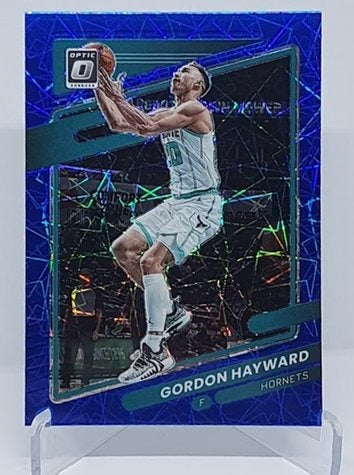 2021-22 Panini Donruss Optic Blue Velocity Gordon Hayward Hornets #132
