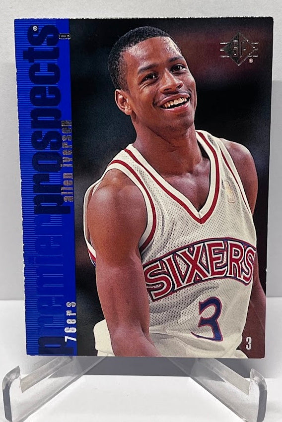1996-97 Upper Deck SP Premier Prospects Allen Iverson 76ers #141