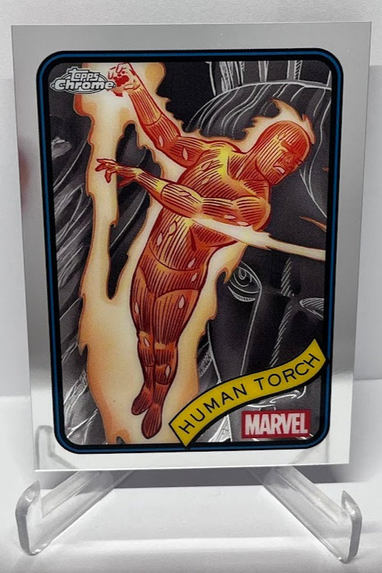 2025 Topps Chrome Marvel Human Torch #40 *7