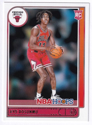2021-22 Panini Hoops RC Ayo Dosunmu Bulls #240