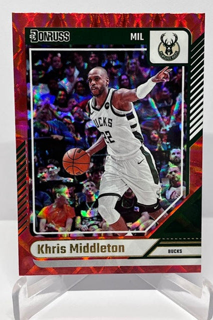 2024-25 Panini Donruss Red Khris Middleton Bucks #76 *6