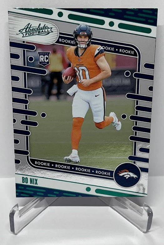 2024 Panini Absolute Green Foil RC Bo Nix Denver Broncos #112 *3