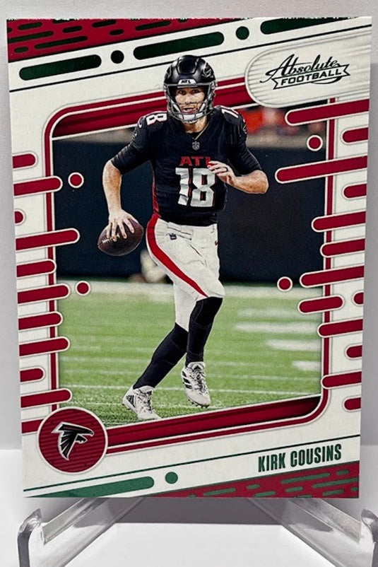 2024 Panini Absolute Green Foil Kirk Cousins Atlanta Falcons #4 *3