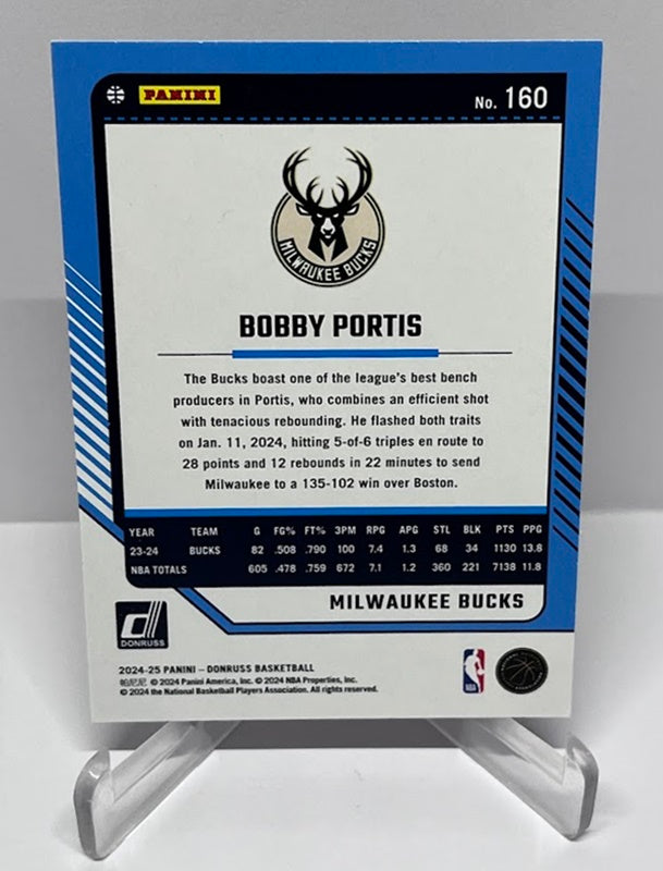 2024-25 Panini Donruss Holo Maroon Laser Bobby Portis Bucks #106 *6