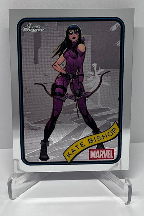2025 Topps Chrome Marvel Kate Bishop #72 *7