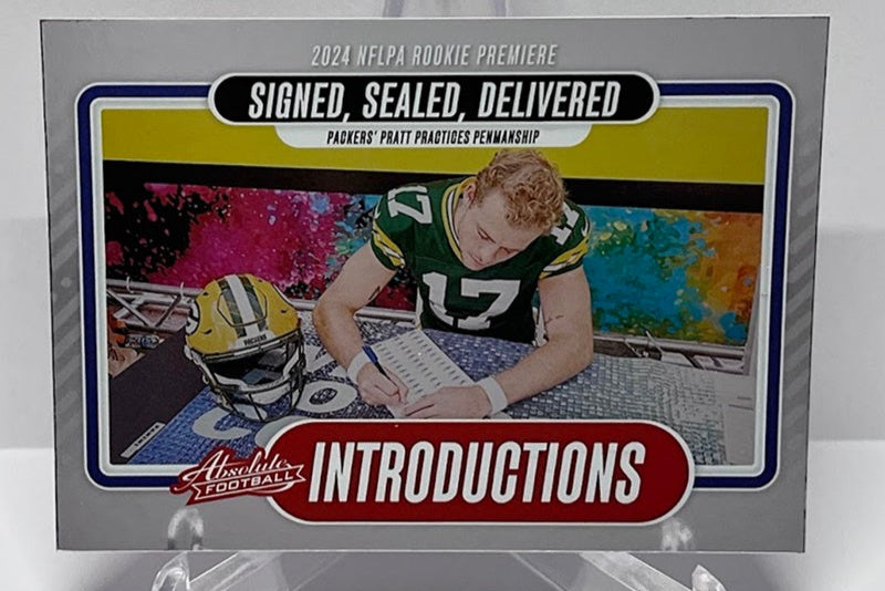 2024 Panini Absolute Introductions Michael Pratt Green Bay Packers #I-MPT *3