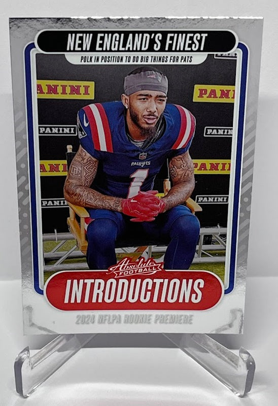2024 Panini Absolute Introductions Ja'Lynn Polk New England Patriots #I-BRE*3