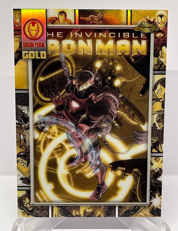 2025 Topps Chrome Marvel Iron Man Gold The Invincible Iron Man #1 2008 #8 *7