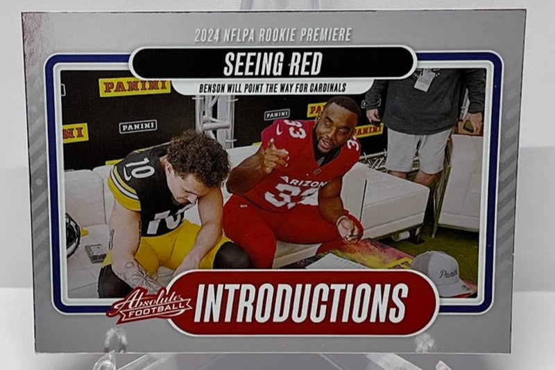 2024 Panini Absolute Introductions Trey Benson Arizona Cardinals #I-TBN *3