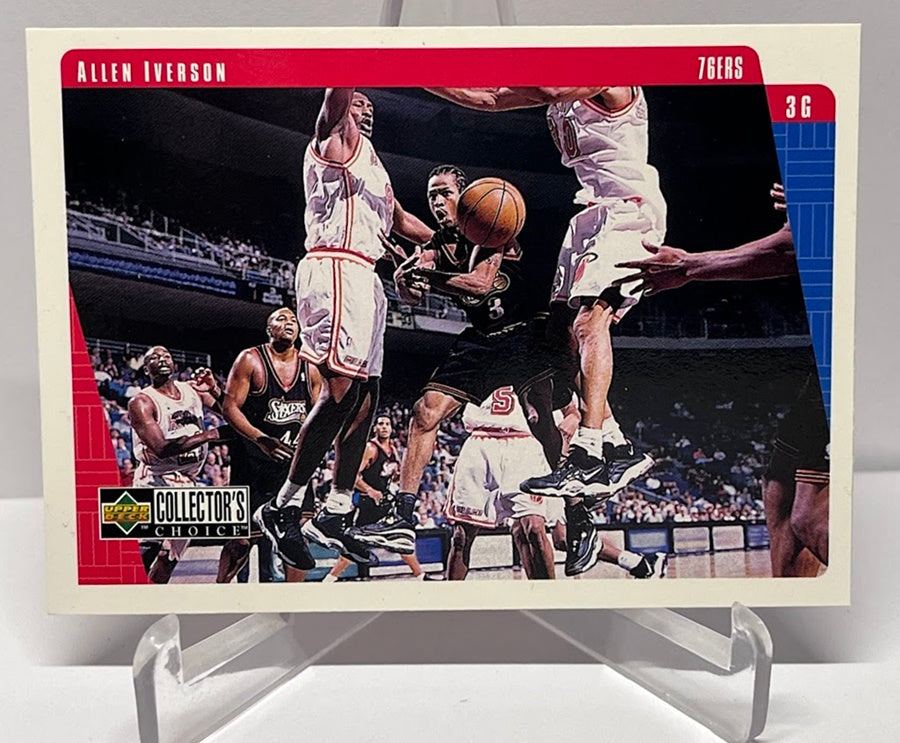 1998 Upper Deck Collectors Choice Allen Iverson 76ers #302