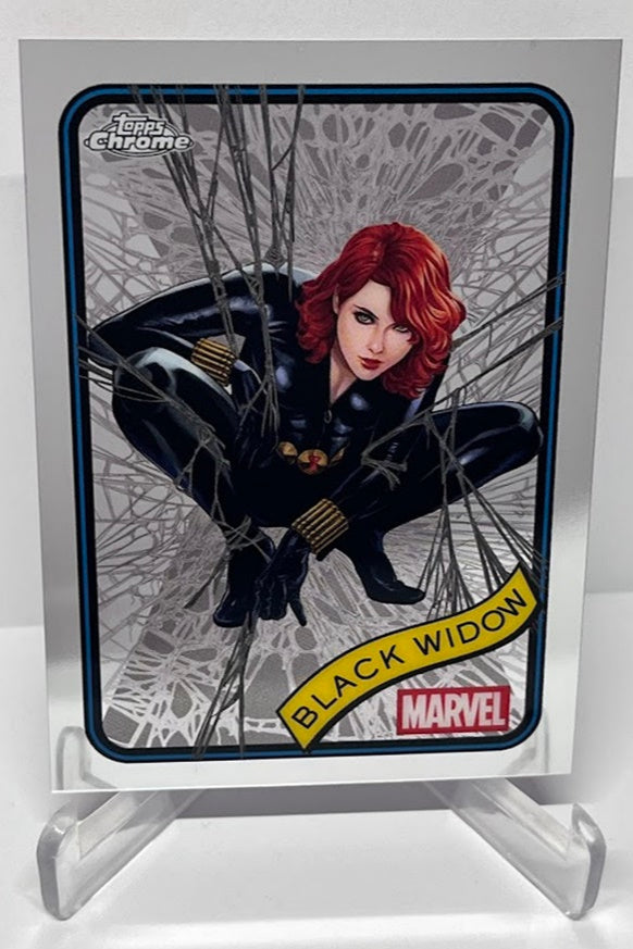 2025 Topps Chrome Marvel Black Widow #129 *7