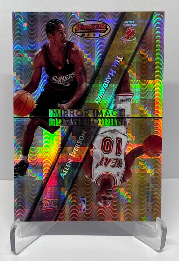 1997-98 Bowman's Best Mirror Image Atomic Refractor Allen Iverson Jason Kidd M13