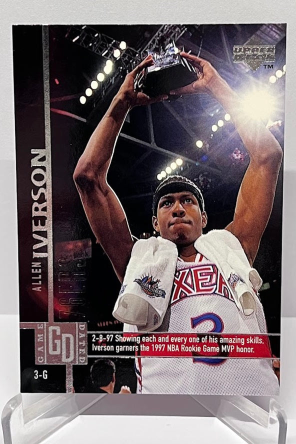1997 Upper Deck Game Dated Allen Iverson 76ers #93